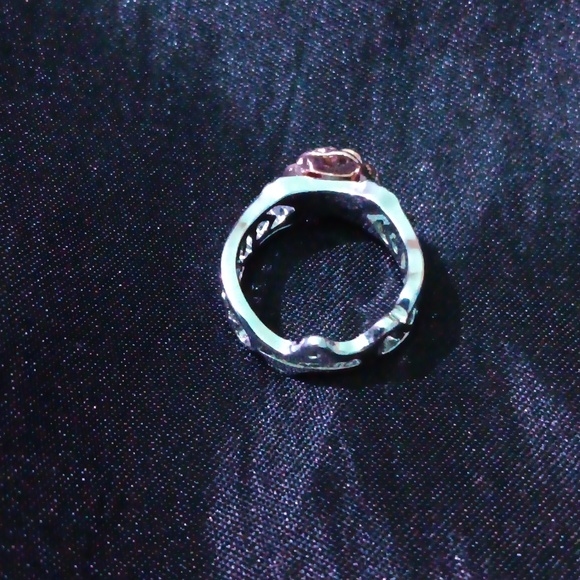 Rose & Rhinestones Ring - Picture 3 of 4